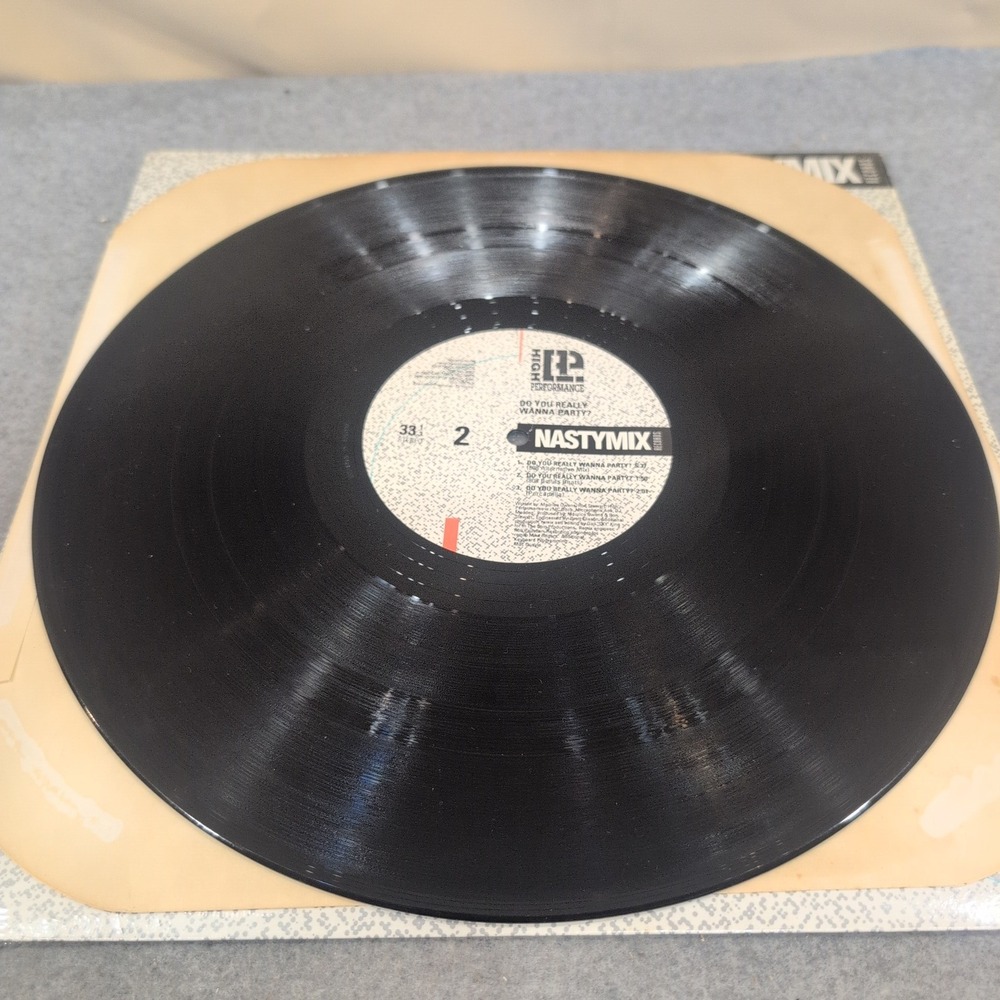 High Performance Do You Really Wanna Party? 12" Vinyl Single Nastymix 1989 VG - Picture 6 of 7